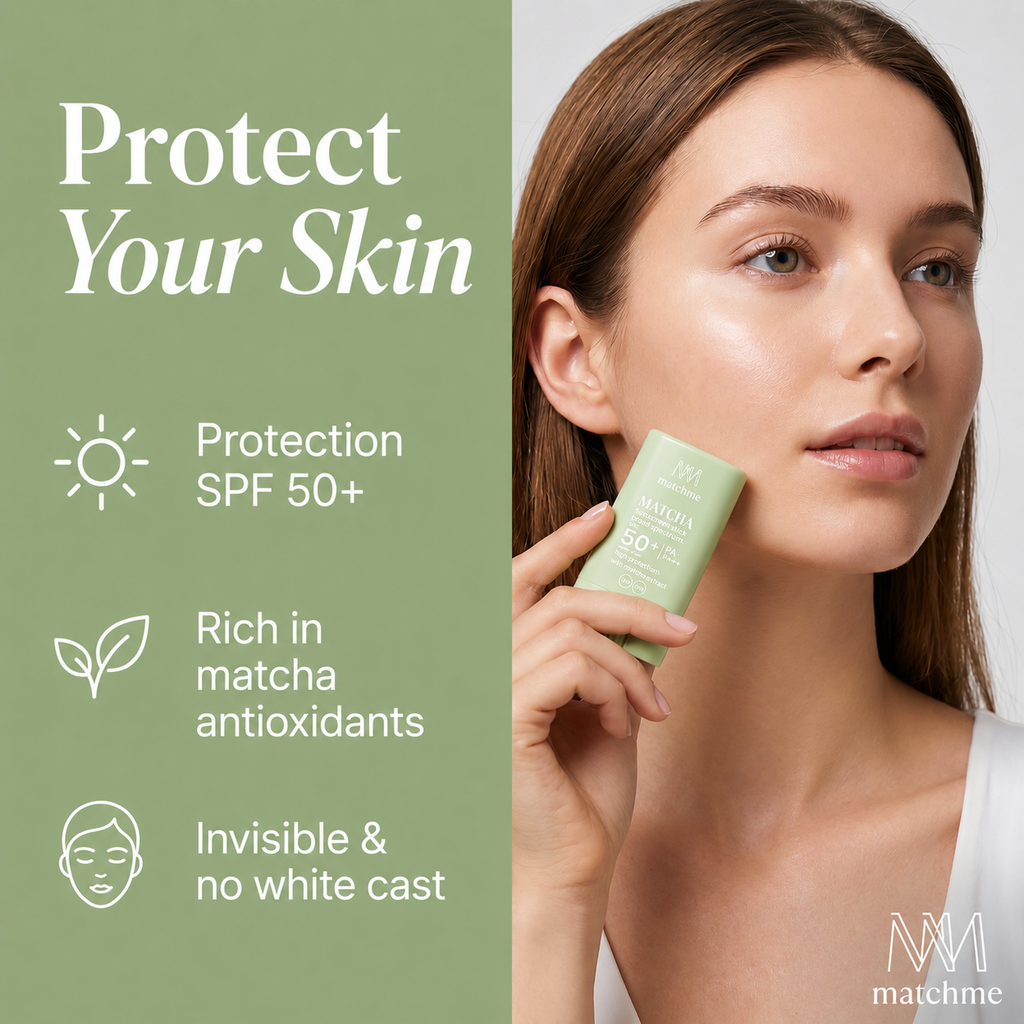 MATCHME (Matcha Sunscreen Stick)