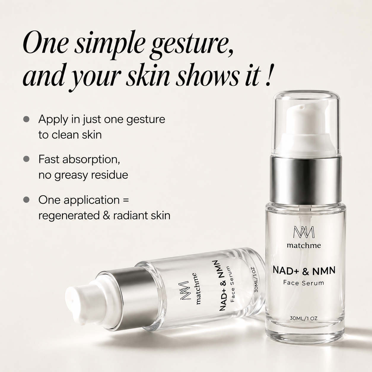 NAD+ & NMN Face Serum